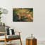 Playful Lion Cub Playful Abstract Contemporary Cat Lion Nature Tree Wall Art Print by Jeffrey C. Sink - 1 Piece Wrapped Canvas Wall Art-443091223