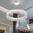 Modern Ring Crystal Dimmable Led Chandelier-1259385483