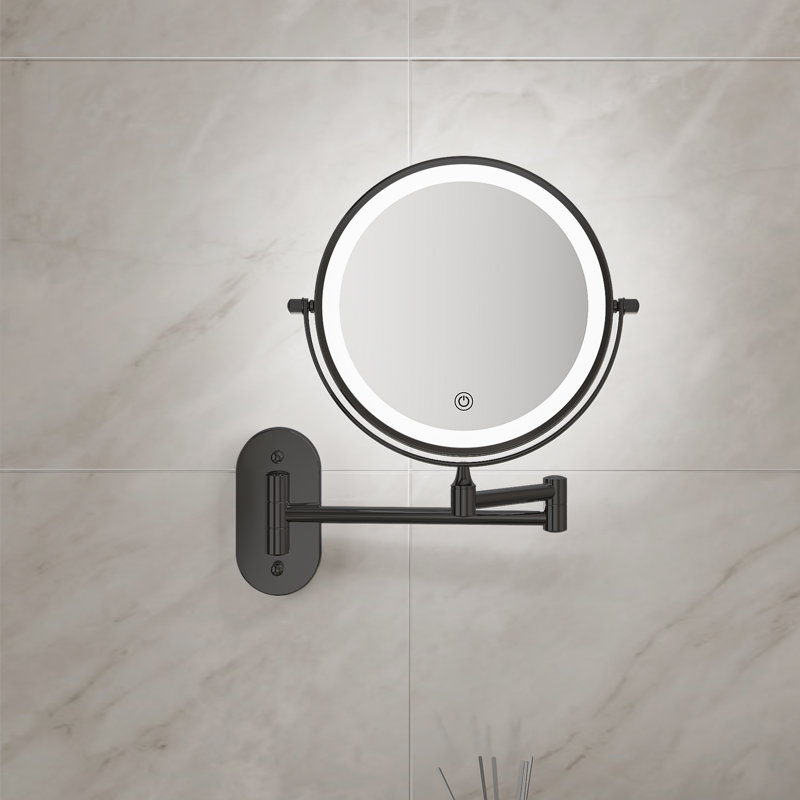 Glass Round Wall Vanity Mirror