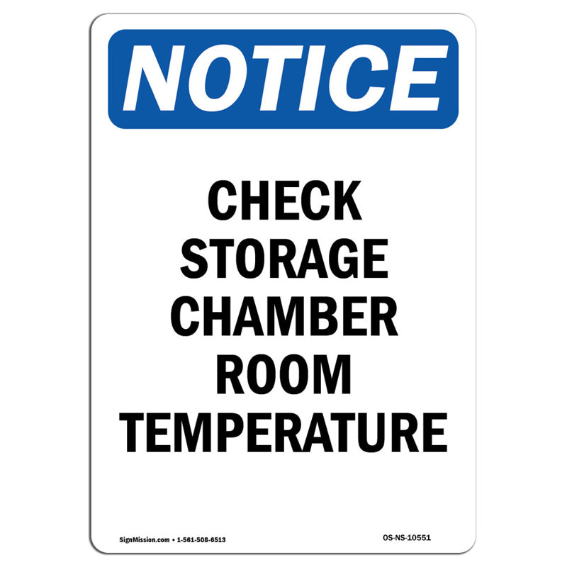 Panneau de contrôle de la température ambiante de la chambre de rangement, H 18 po x l 12 po x P 0,1 po
