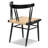 Ferrara Wood Dining Chair with Handwoven Hemp Cord Seat-1331400011