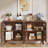 Modern Rustic Buffet Sideboard Cabinet With Storage