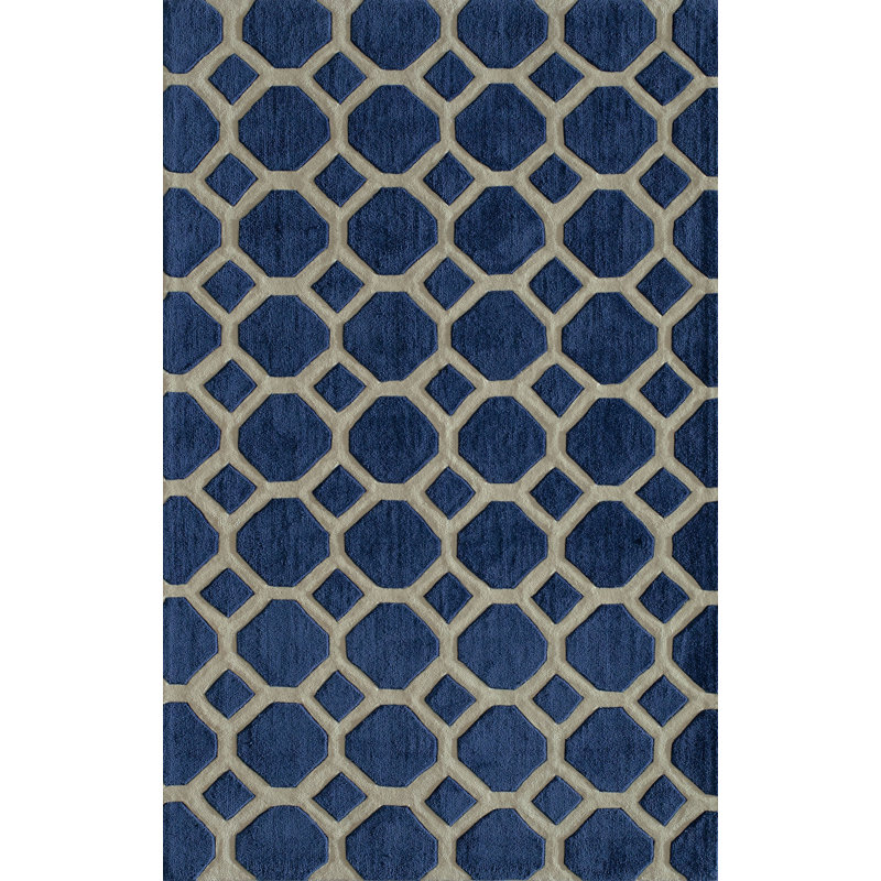 Geometric Indoor Rug, Rectangle 3'6" x 5'6"