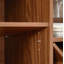 Buffets modernes avec rangement réglable, conception en bois de noyer