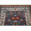 Tapis oriental gris à motif floral traditionnel 3 x 5