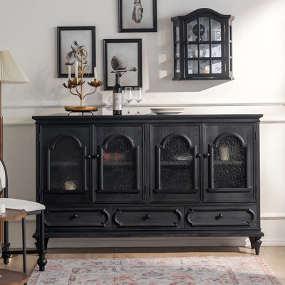Buffet 67,91 po en pin noir rétro
