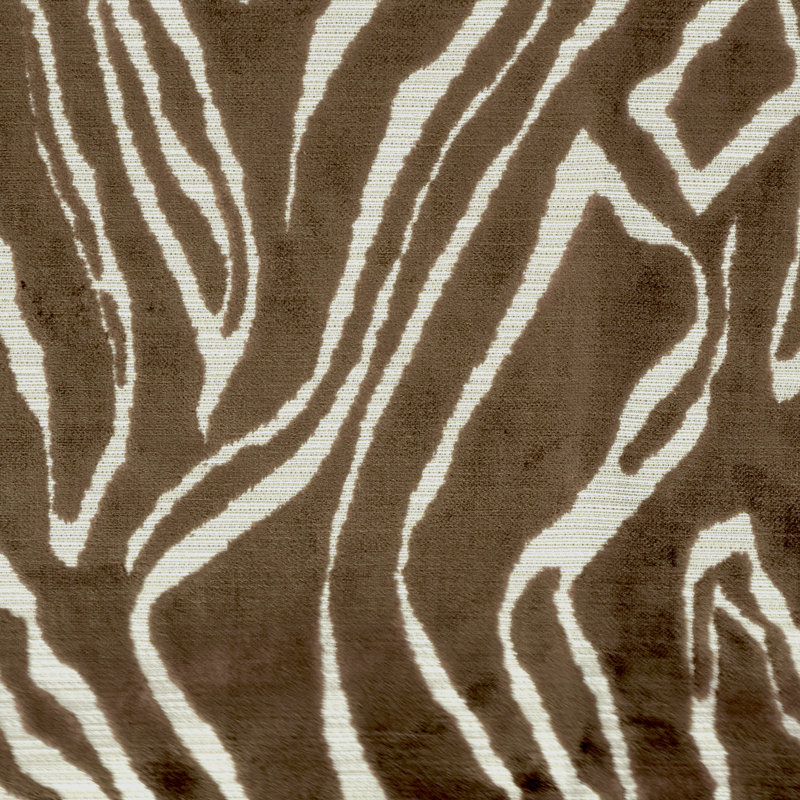 Tissu Zuri, Chocolat