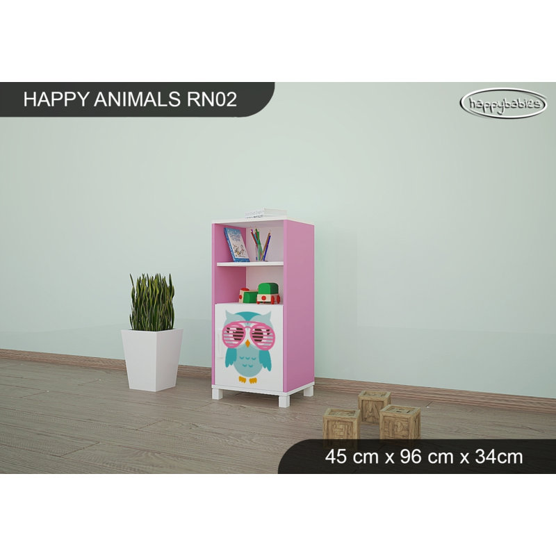 45cm W Animals Kids Cube, Pink