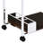 Lisses Chrome Finish Serving Cart(No Include Stool)