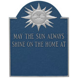 4-Line Wall Address Plaque