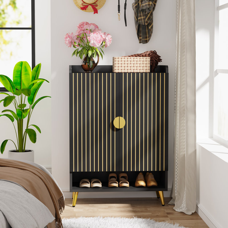 6-Tier Shoe Storage Cabinet With Doors