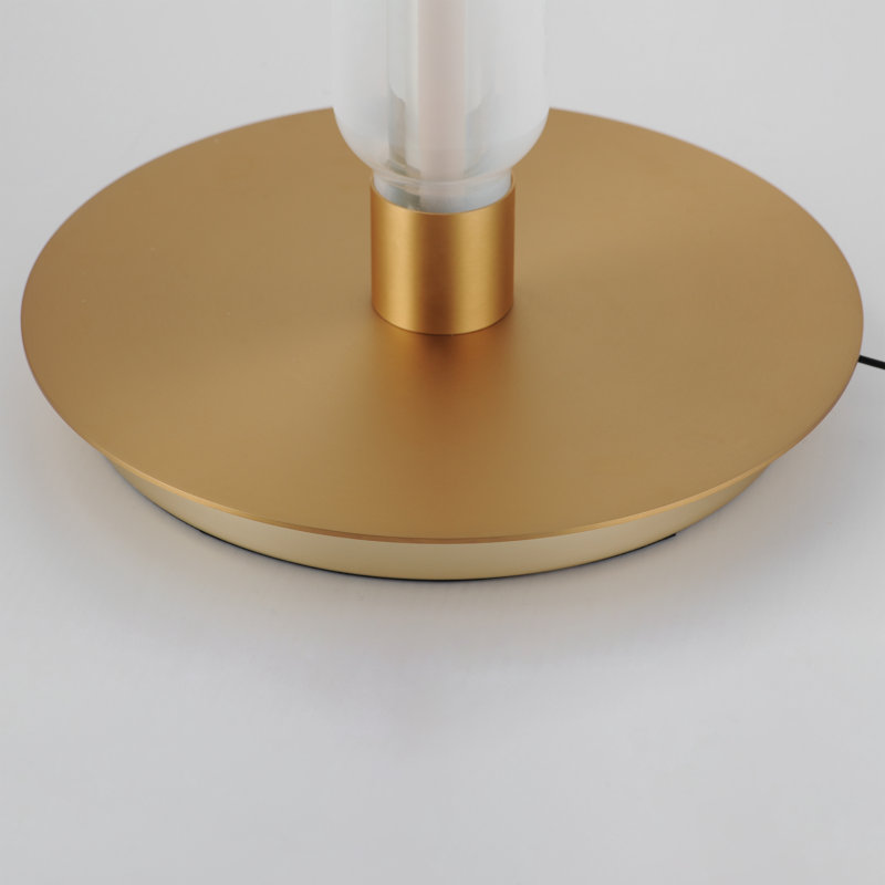 Gusto LED Floor Lamp, Gold, Fog