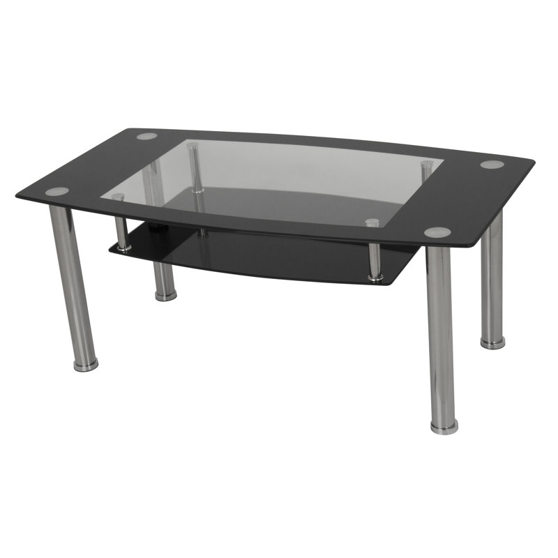 Table basse avec porte-revues