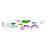 Butterflies Acrylic Rectangle Decorative Tray-122474614-122474613