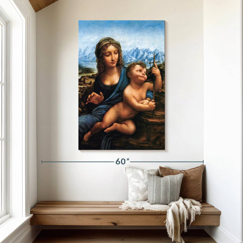 Adella la Madone de la Yarnwinder 1501, H 48 po x l 32 po
