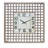 Lattice Wood Wall Clock 29.5"SQ-82100DS