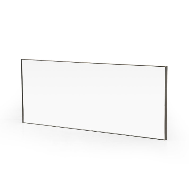 Bellvue Rectangle Metal Mirror, Black
