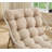 Outdoor Rocking Chair, Comfy Cushion, with Soft Thick Cushion,for Living Room, Bedroom, Reading Room, Beige Frame with Beige Cushion-1301704959