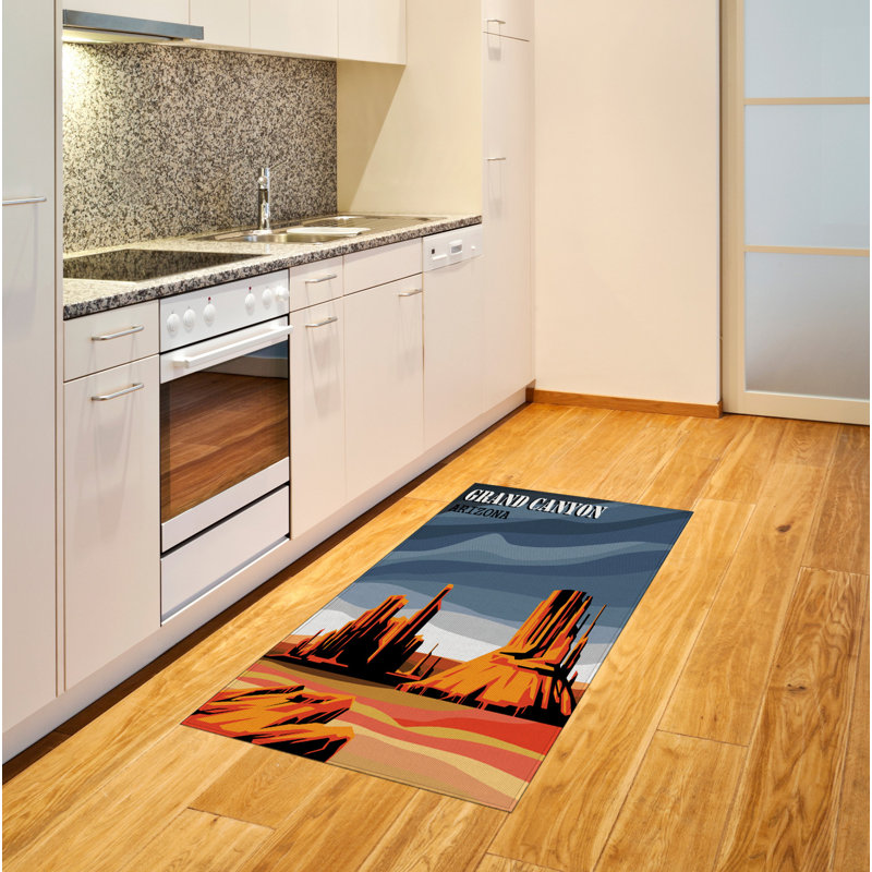 Canyon American High Density Long Fiber Poly Threads Decorative Area Rug Carpet, Rectangle 2'7" x 5'