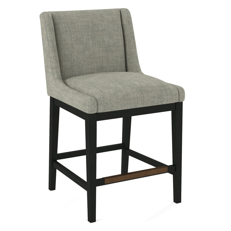 Upholstered Stool, Black, 61527-88