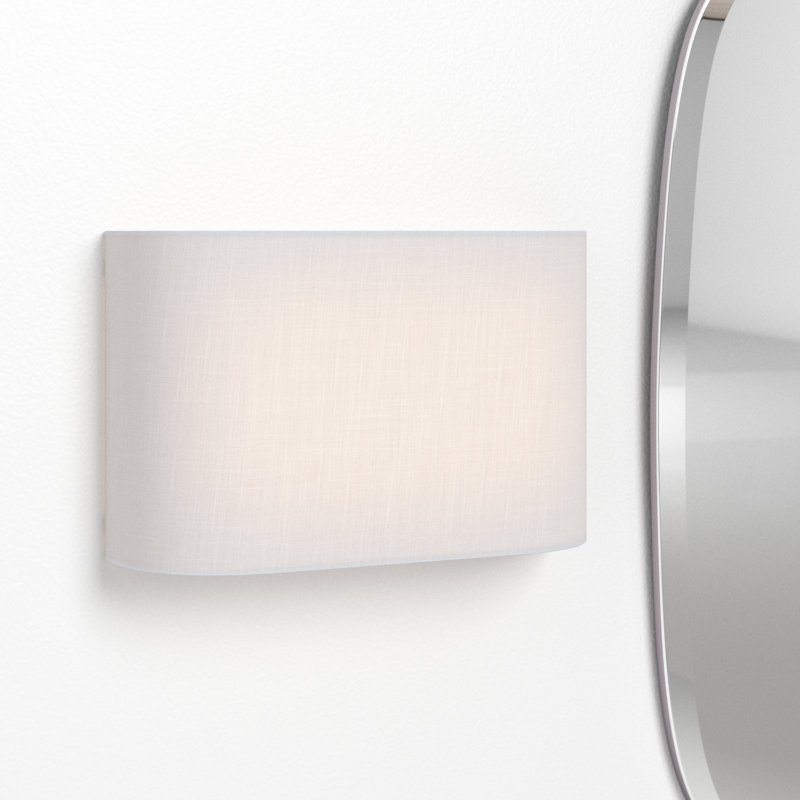 Cress Flush Mounted Sconce, White 