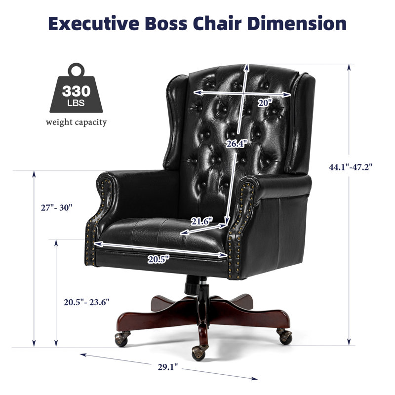 Sharann Executive Chair, Black