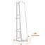 Solid Wood Freestanding 2 - Hook Valet Stand