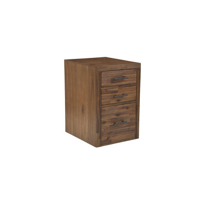 Mclachlan 20'' Wide 3 -Drawer Solid Wood File Cabinet