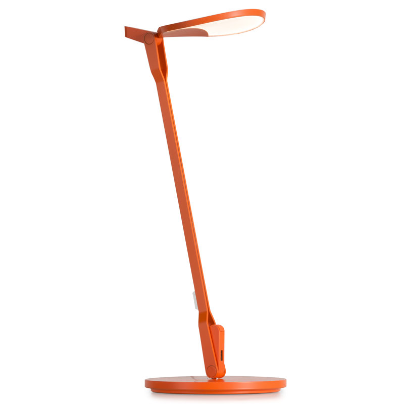 Splitty LED Desk Table Lamp, Matte Orange