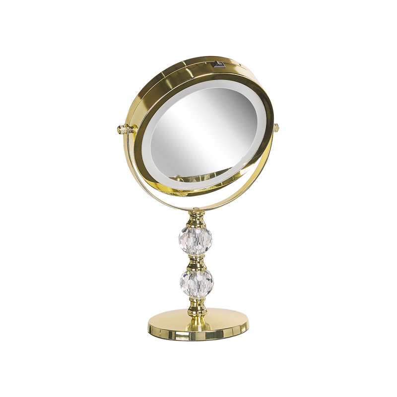 Sousa Metal Flat Floor Mirror, Gold