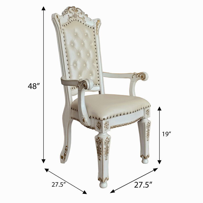 Ensemble de 2 fauteuils capitonnés à dossier