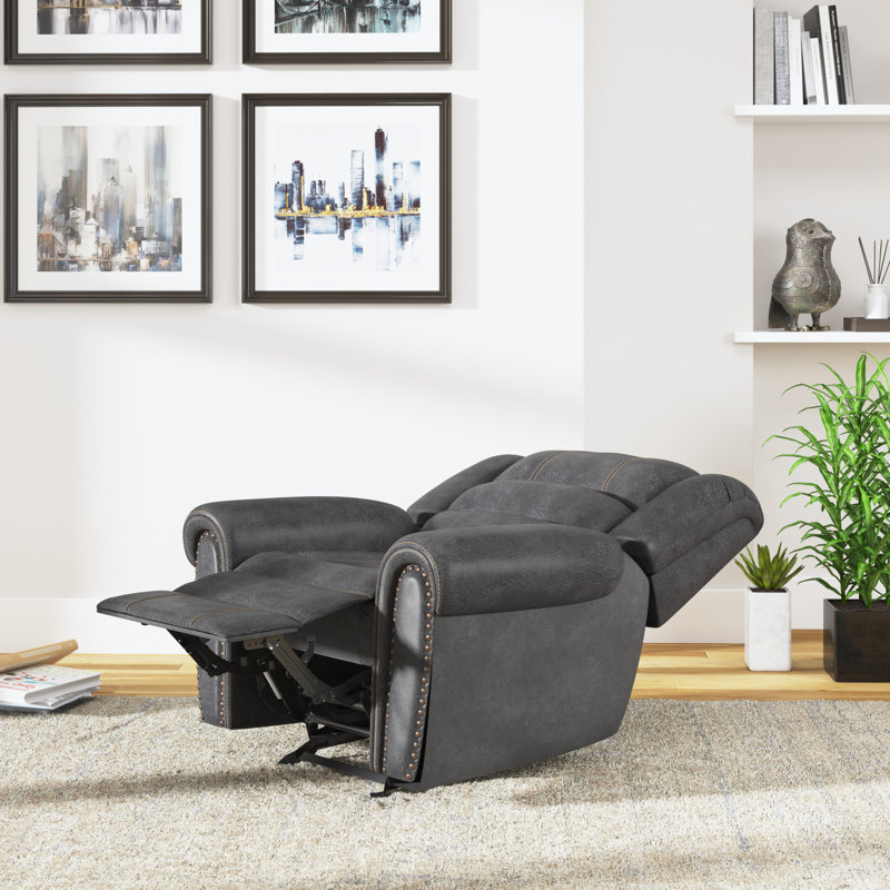 Boran Faux Leather Recliner