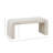 Boucle Waterfall Bench Cream 42"W-284989267