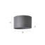 Drum Velvet Pendant Shade ( Screw On )-619335854-664550216