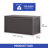Balconera 100 Gallons Lockable Resin Deck Box-107332798