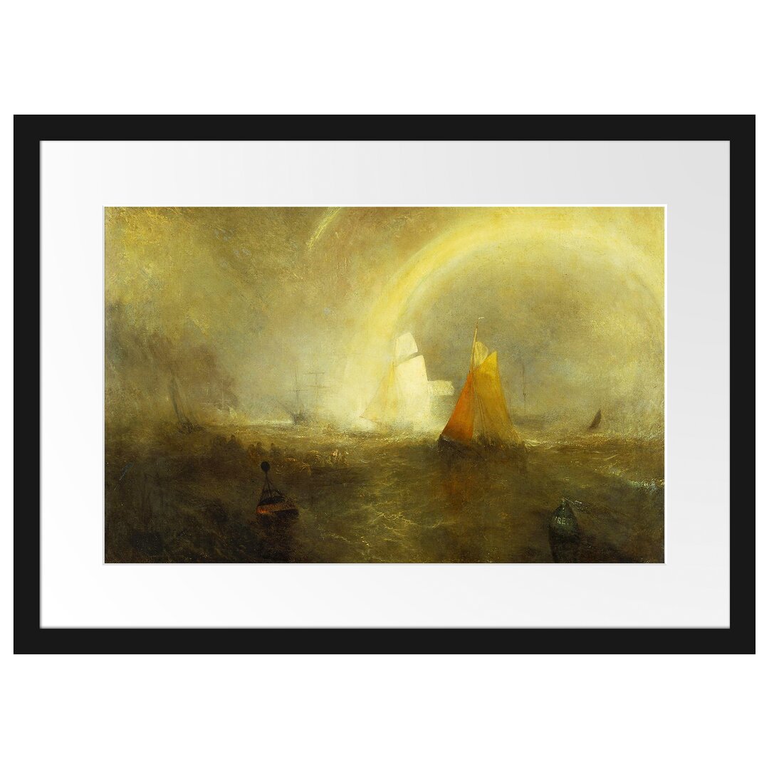 Gerahmter Kunstdruck The Wreck Buoy von William Turner