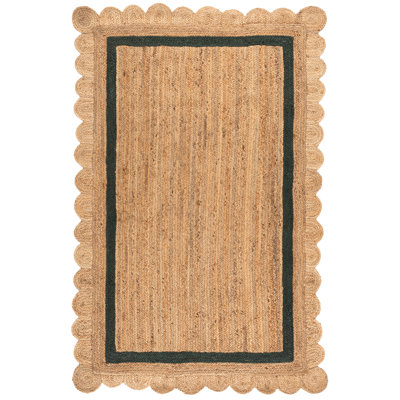 Inaki Hand-Woven Geometric Jute Rug