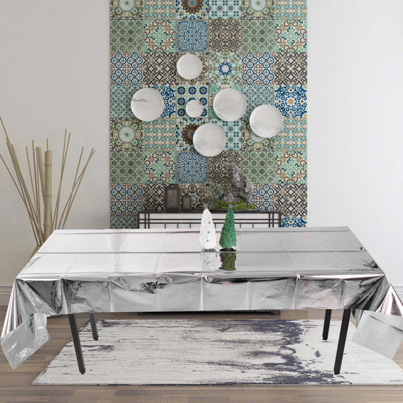 Cronenbold Plastic Tablecloth, Silver