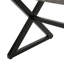 Outdoor Aluminum Dining Table with Steel Frame