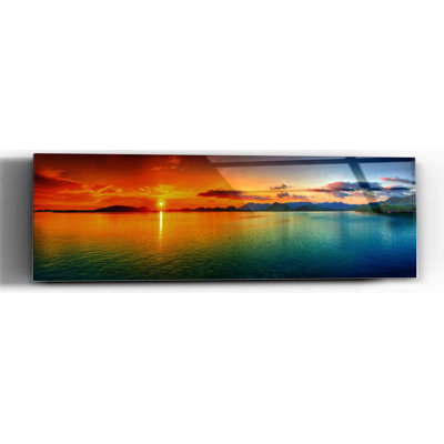 "Gypsy Sunset" in a High Gloss Acrylic Wall Art, 60" x 20
