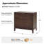 Table de bout à 3 tiroirs avec station de charge Woolsey Mid-Century-1837656797