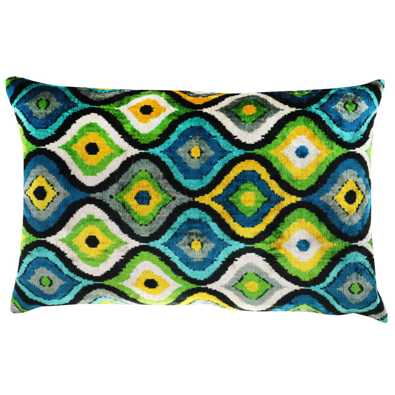 Velvet Lumbar Pillow Cover & Insert