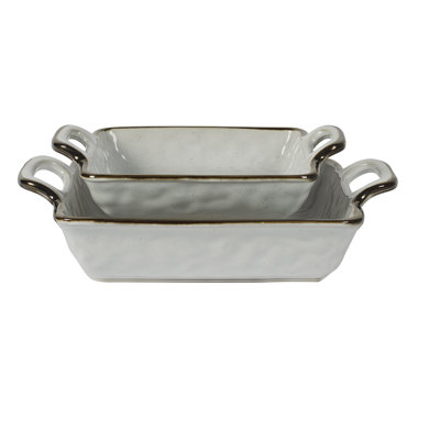 Geneva Tabletops 2 Piece Square Serving Bowls