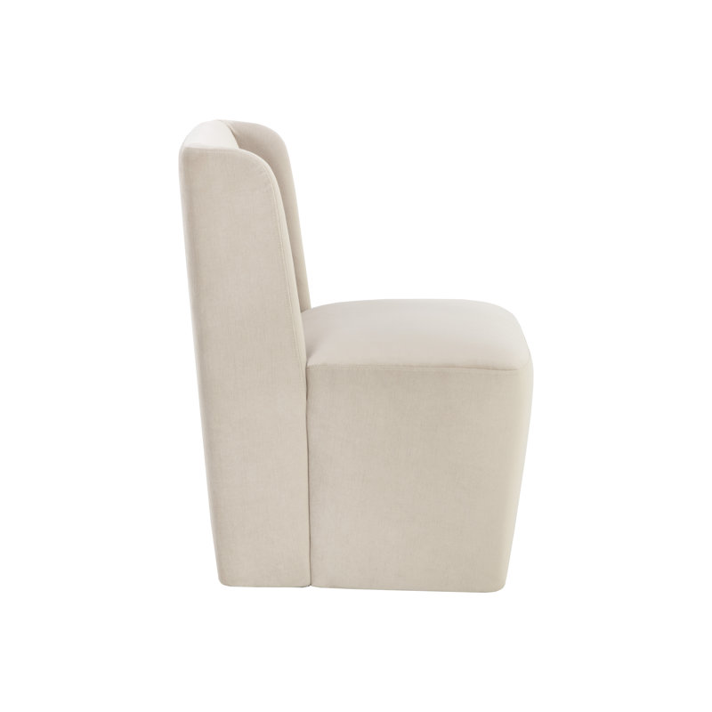 Amita Upholstered Dining Chair, Cream
