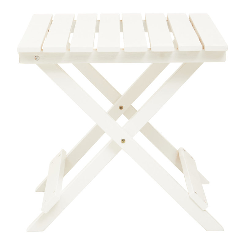 Farley Square Wood Folding Outdoor Side Table , 46cm cm W 46cm cm D