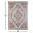 Vincenta Oriental Brown/Ivory/Gray Area Rug-1009450422