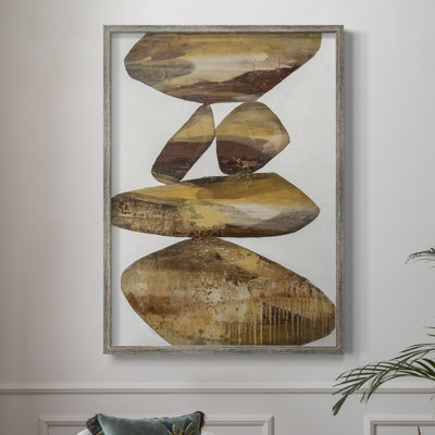 Rocks I Framed Print - Solid Wood