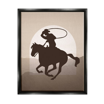 Cowboy avec lasso par Karen Smith