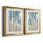 Comme une cascade I - Encadré sous verre acrylique, ensemble de 2, grande décoration murale pour salon-1861427048-1861427049-1861632254