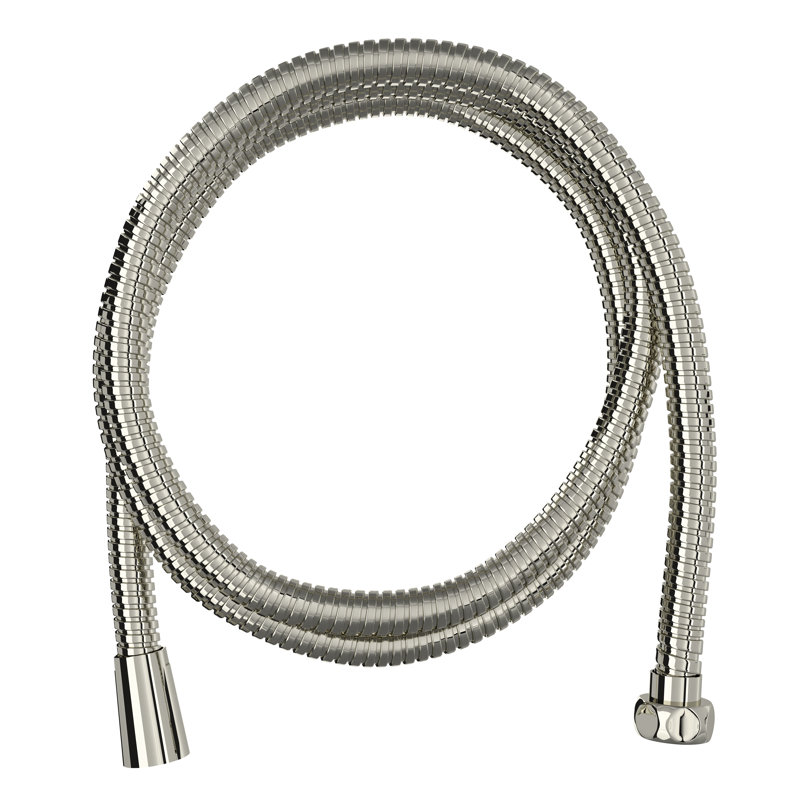 59" Flexible Shower Hose, Polished Nickel